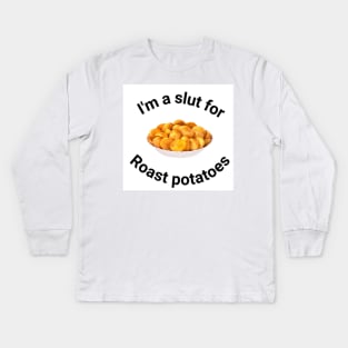 Roast Potatoes Kids Long Sleeve T-Shirt